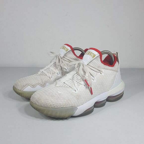 Nike Air Lebron XVI 16 C12668-100 White Low Draft Day Basketball Shoes Size 8 main image 5